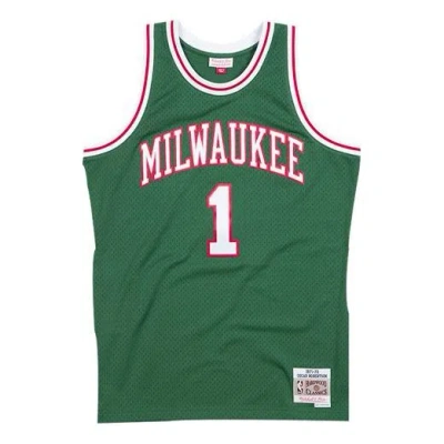 Mitchell & Ness Nba Swingman Jersey Milwaukee Bucks Road 1971-72 Oscar Robertson In Green