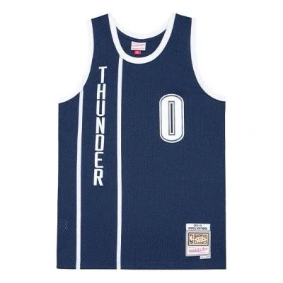 Mitchell & Ness Nba Swingman Jersey 'oklahoma City Thunder - Russell Westbrook 2015-16' In Blue