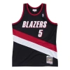 Mitchell & Ness Nba Swingman Jersey 'portland Trail Blazers - Jermaine O'neal 1999/00' In Black