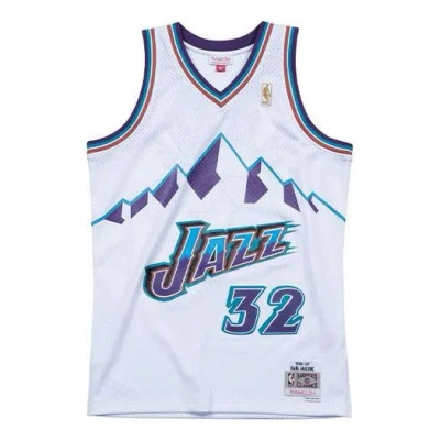 Mitchell & Ness Nba Swingman Jersey Utah Jazz Road 1996-97 Karl Malone In White