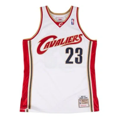 Mitchell & Ness Nba Swingman Lebron James Cleveland Cavaliers 2003-04 Jersey In White