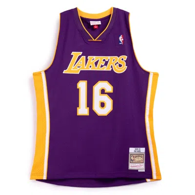 Mitchell & Ness 2009 Los Angeles Lakers Pau Gasol Jersey In Purple