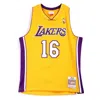 Mitchell & Ness Nba Swingman Los Angeles Lakers Gold 09-10 Jersey 'pau Gasol' In Multi