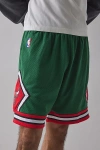 Mitchell & Ness Nba Swingman Mesh Short In Dark Green, Men's At Urban Outfitters