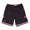 Mitchell & Ness Nba Swingman Shorts Chicago Bulls Alternate 1996-97 'black Red' In Multi