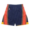 Mitchell & Ness Men's  Navy Golden State Warriors Big And Tall Hardwood Classics Team Swingman Shorts In Blue