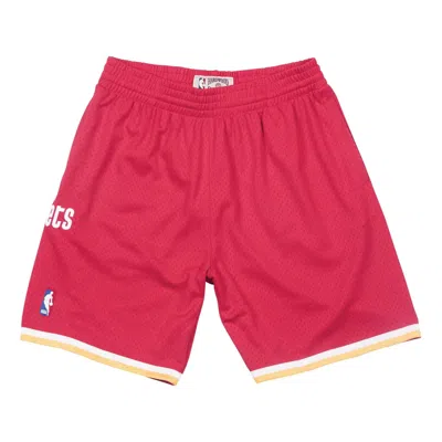 Mitchell & Ness Nba Swingman Shorts Houston Rockets Road 1993-94 'red' In Pink