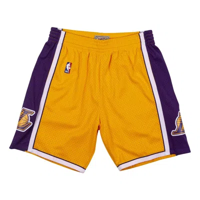 MITCHELL & NESS MITCHELL & NESS NBA SWINGMAN SHORTS LOS ANGELES LAKERS 2009-10 'YELLOW PURPLE'
