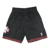 Mitchell & Ness "nba 2000-01 Philadelphia 76ers" Swingman Shorts In Black