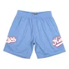 Mitchell & Ness Men's  Light Blue Sacramento Kings Big And Tall Hardwood Classics Team Swingman Short