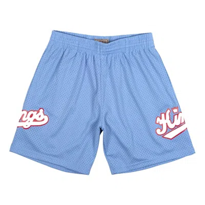 MITCHELL & NESS MITCHELL & NESS NBA SWINGMAN SHORTS SACRAMENTO KINGS 1985-86 'LIGHT BLUE'