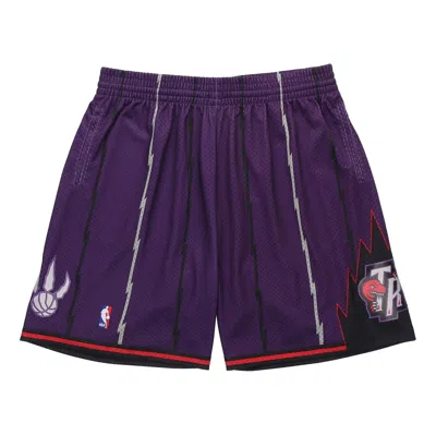 Mitchell & Ness Nba Swingman Shorts Toronto Raptors Road 1998-99 'dark Purple'