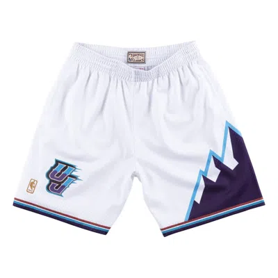 Mitchell & Ness Nba Swingman Shorts Utah Jazz 1996-97 'white Purple'