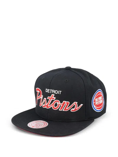 Mitchell & Ness Nba Team Script 2.0 Snapback Baseball Cap In Black