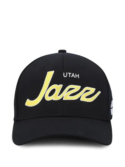 Mitchell & Ness Nba Team Script 2.0 Stretch Snapback Cap In Black