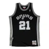 Mitchell & Ness Nba Tim Duncan San Antonio Spurs 1998/99 Road Swingman Jersey #21 In Black