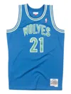 Mitchell & Ness Nba Timberwolves Jersey In Blue