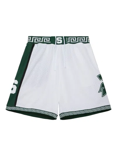 Mitchell & Ness Ncaa Mich State 1999 Shorts In White