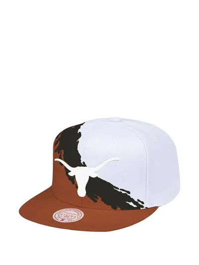 Mitchell & Ness Ncaa Paintbrush University Of Texas Longhorns Hwc Snapback Cap In Multi