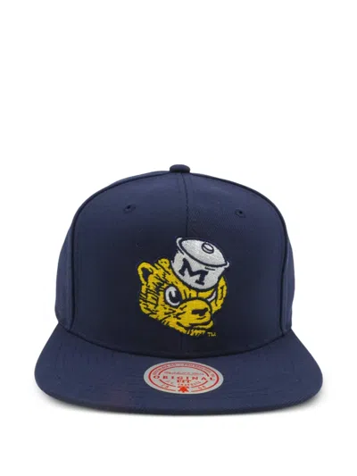 Mitchell & Ness Ncaa Team Ground Baseball Cap In Blue