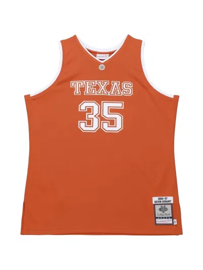 Mitchell & Ness Ncaa Texas Longhorns 2006 Kevin Durant Tank Top In Orange