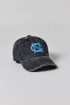 Mitchell & Ness Ncaa University Of North Carolina Tar Heels Washed Baseball Hat In Black, Men's At Urban Outfitters