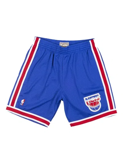 Mitchell & Ness New Jersey Nets Road 1993/94 Swingman Shorts In Blue
