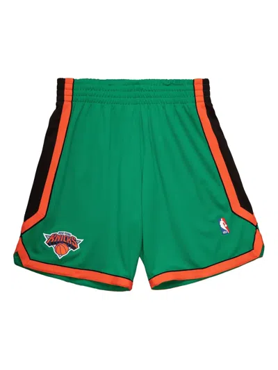 Mitchell & Ness New York Knicks 2007/08 "st. Patrick's Day" Swingman Shorts In Green