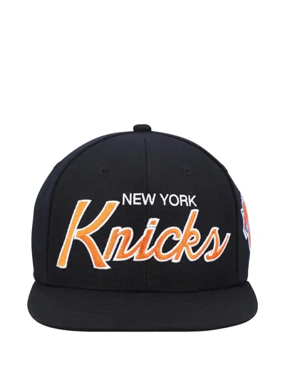 Mitchell & Ness New York Knicks Hardwood Classics Cap In Black