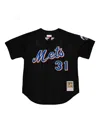 Mitchell & Ness New York Mets 2000 Mike Piazza Jersey In Black