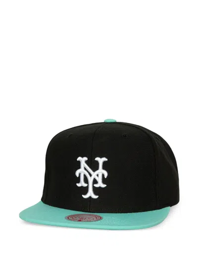 Mitchell & Ness New York Mets Cooperstown Collection Hometown Cap In Black