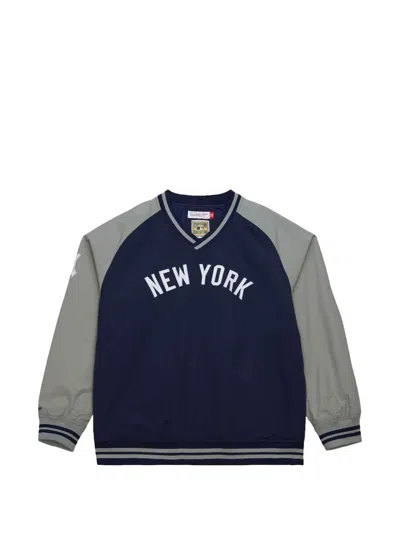 Mitchell & Ness New York Yankees Cooperstown Collection Pullover In Blue