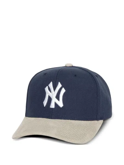 Mitchell & Ness New York Yankees Cord Pro Snapback Baseball Cap In Blue