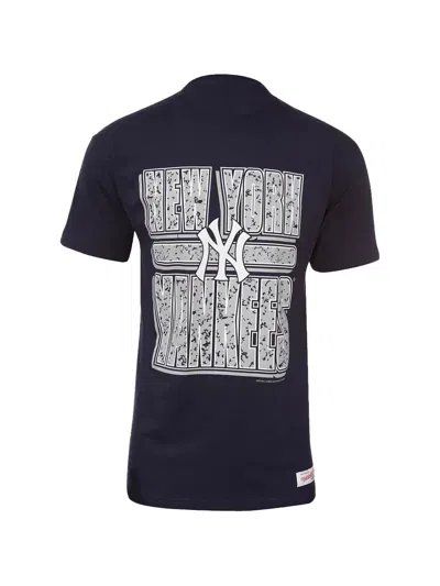Mitchell & Ness New York Yankees Graphic-print T-shirt In Blue