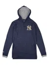 Mitchell & Ness New York Yankees Long-sleeved Hoodie In Blue