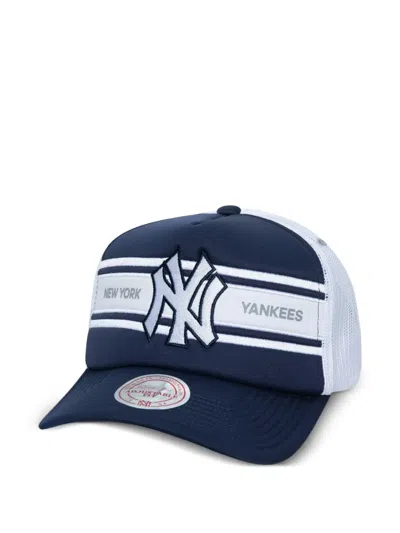 Mitchell & Ness New York Yankees Mlb Sideline Trucker Baseball Cap In Blue