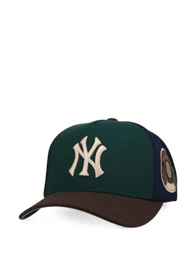 Mitchell & Ness New York Yankees Pinwheel A-frame Snapback Cap In Multi