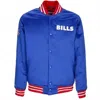 Mitchell & Ness Nfl Buffalo Bills Heavyweight Jacket In Royal In Blue