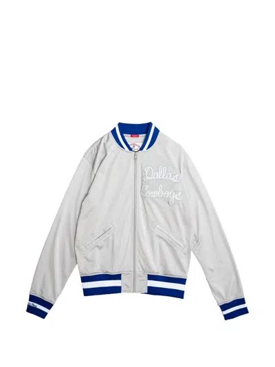 Mitchell & Ness Nfl Dallas Cowboys Authentic Lightweight Jacket In White