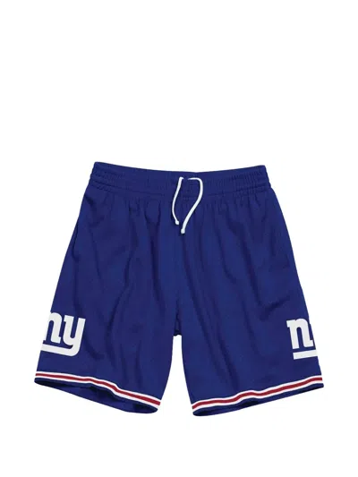 Mitchell & Ness Nfl New York Giants Mesh Shorts In Blue
