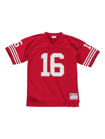 Mitchell & Ness Nfl San Francisco 49ers 90 Joe Montana T-shirt In Red