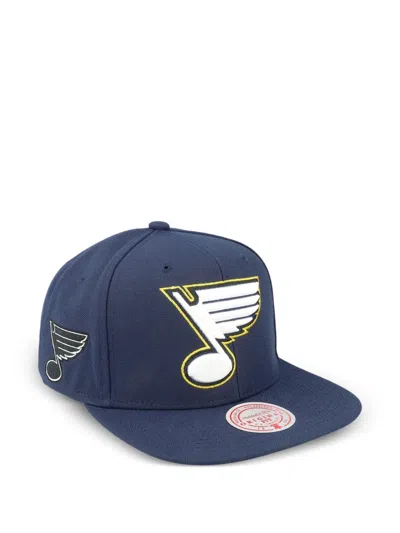 Mitchell & Ness Nhl Alternate Flip Baseball Cap In Blue