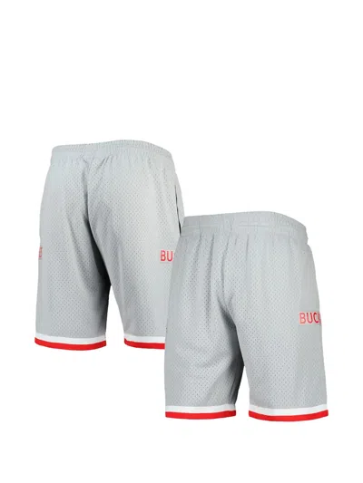 Mitchell & Ness Ohio State Buckeyes 1991 Shorts In Gray