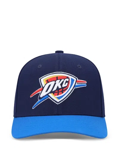 Mitchell & Ness Oklahoma City Thunder Snapback Cap In Blue