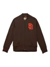 Mitchell & Ness Padres 1990 Sweatshirt In Brown