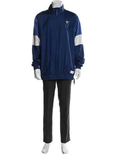 Pre-owned Mitchell & Ness Parka In Blue