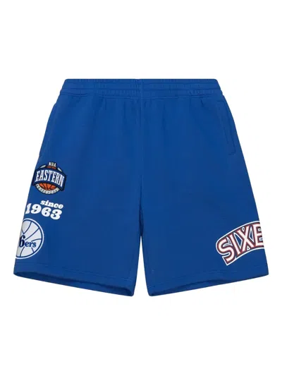 Mitchell & Ness Philadelphia 76ers Royal Team Origins Shorts In Blue