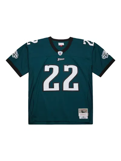 Mitchell & Ness Philadelphia Eagles Dark Jersey T-shirt In Blue