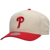 Mitchell & Ness Philadelphia Phillies  Phillies Off White Pro Pinch Cap In Neutral