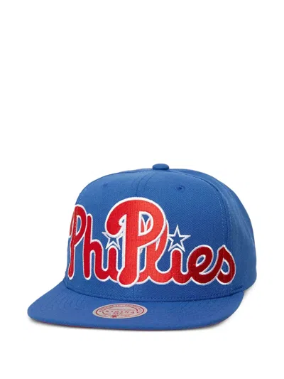 Mitchell & Ness Philadelphia Phillies Mlb Full Frontal Cap In Blue